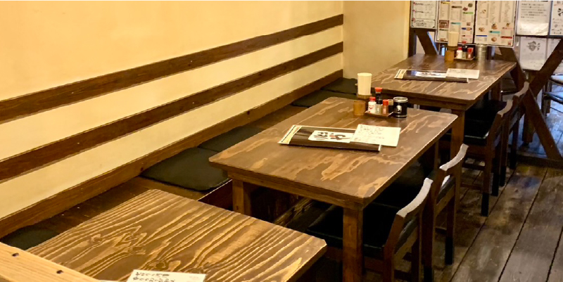 テーブル席のイメージ