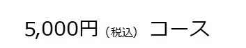 5,000円（税込）コース